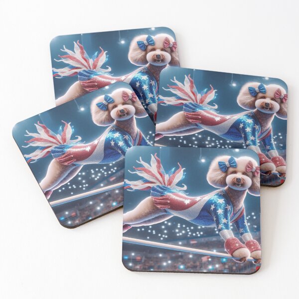 Item preview, Poodle Celebrity Gymnast Competing  designed and sold by TheDogOnIt.