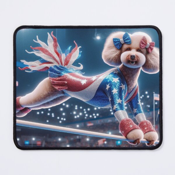 Item preview, Poodle Celebrity Gymnast Competing  designed and sold by TheDogOnIt.