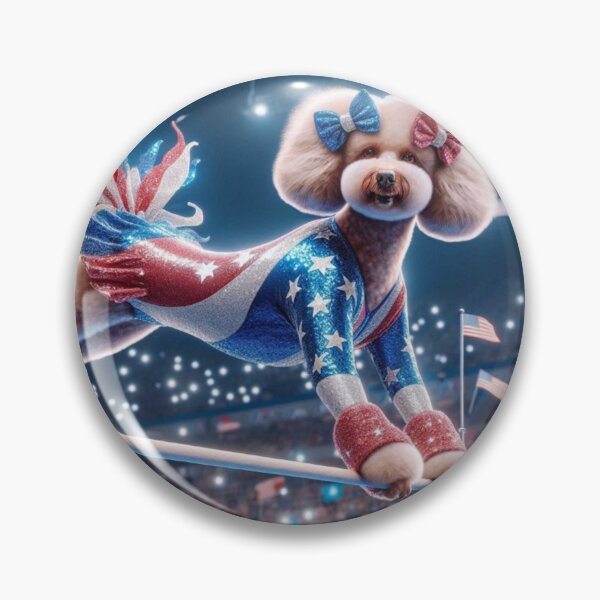 Item preview, Poodle Celebrity Gymnast Competing  designed and sold by TheDogOnIt.