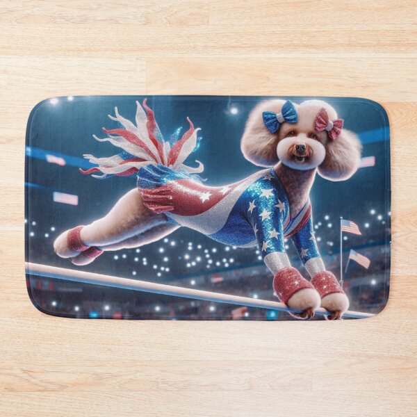 Item preview, Poodle Celebrity Gymnast Competing  designed and sold by TheDogOnIt.