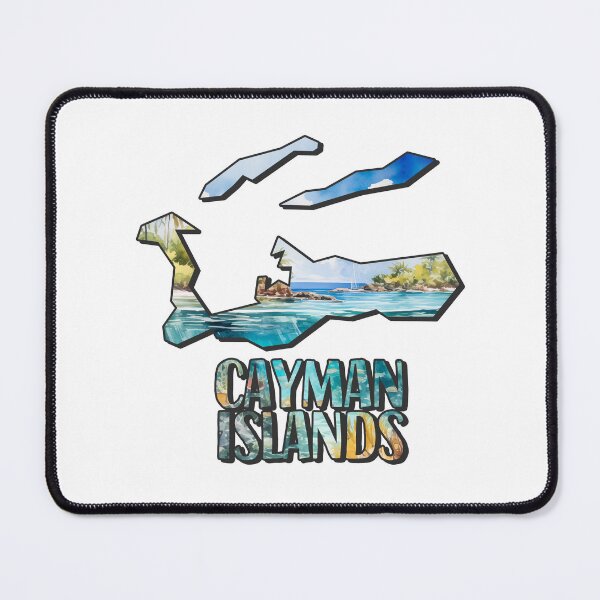 Item preview, Cayman Islands watercolor map designed and sold by Motivburg.