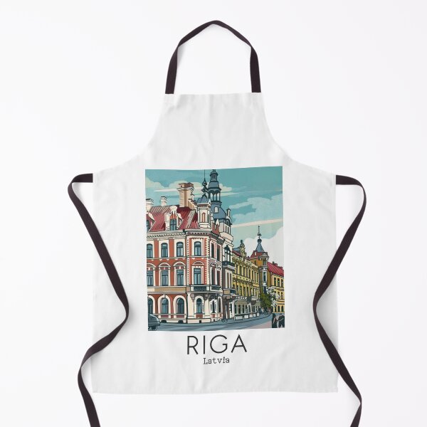 Item preview, A Vintage Travel Art of Riga - Latvia designed and sold by GoodOldVintage.