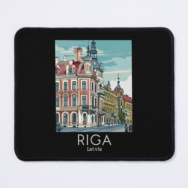 Item preview, A Vintage Travel Art of Riga - Latvia  designed and sold by GoodOldVintage.