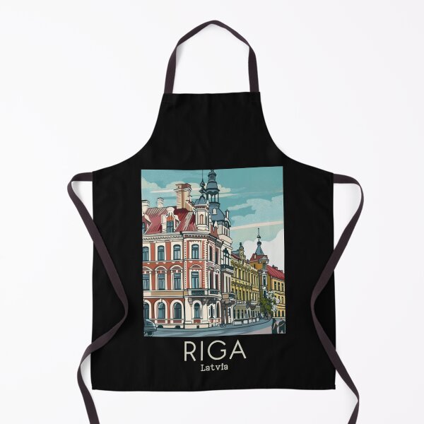 Item preview, A Vintage Travel Art of Riga - Latvia designed and sold by GoodOldVintage.