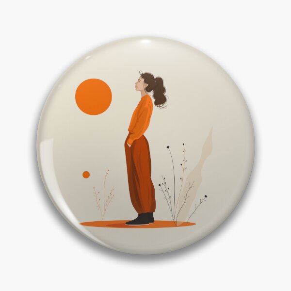 Item preview, Empowered Serenity: Modern Woman in Minimalist Art designed and sold by nshaltiel.