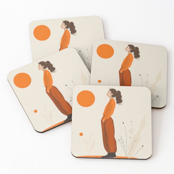 Item preview, Empowered Serenity: Modern Woman in Minimalist Art designed and sold by nshaltiel.