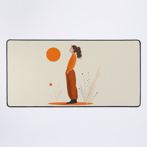 Item preview, Empowered Serenity: Modern Woman in Minimalist Art designed and sold by nshaltiel.