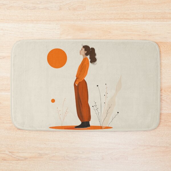 Item preview, Empowered Serenity: Modern Woman in Minimalist Art designed and sold by nshaltiel.