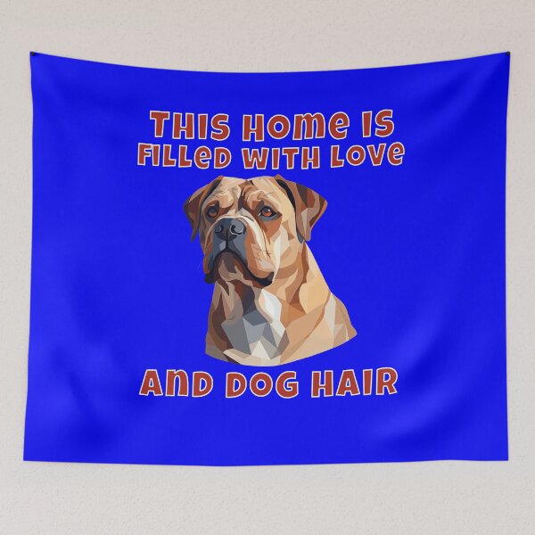 Item preview, Bulldog Dog Owner This Home Is Filled With Love And Dog Hair Watercolor Art Design designed and sold by fantasticdesign.