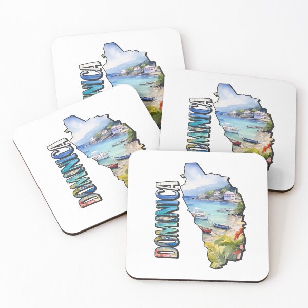 Item preview, Dominica Watercolor Map designed and sold by Motivburg.