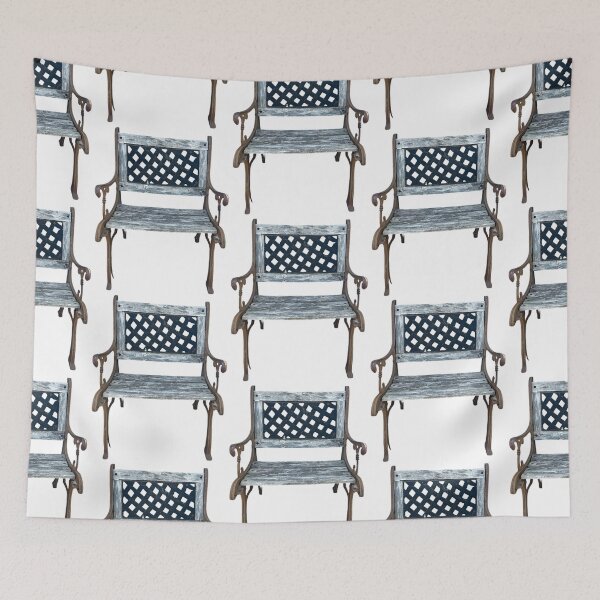 Item preview, Antique chair 1 blue designed and sold by Lauracolleen3.