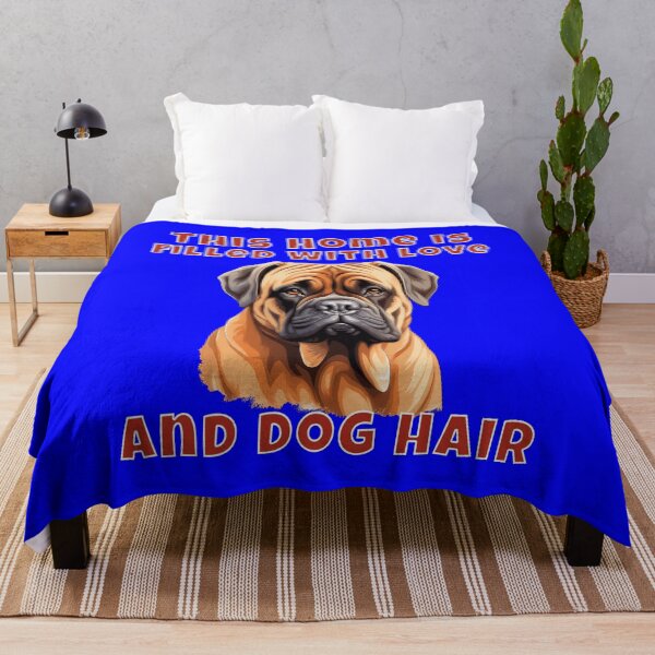 Item preview, Bullmastiff Dog Owner This Home Is Filled With Love And Dog Hair Watercolor Art designed and sold by fantasticdesign.