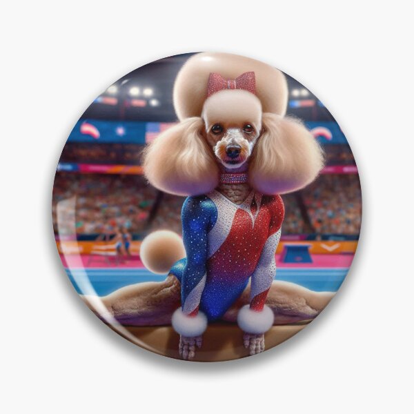 Item preview, Poodle Celebrity Gymnast Competing  designed and sold by TheDogOnIt.