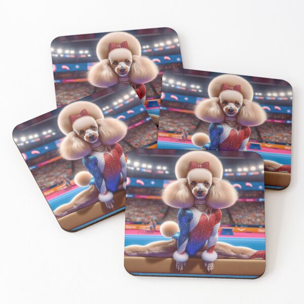 Item preview, Poodle Celebrity Gymnast Competing  designed and sold by TheDogOnIt.
