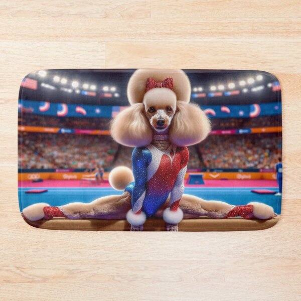 Item preview, Poodle Celebrity Gymnast Competing  designed and sold by TheDogOnIt.