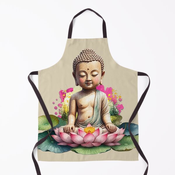 Item preview, Tiny Buddha and Lotus Flower designed and sold by Mariana Piana.