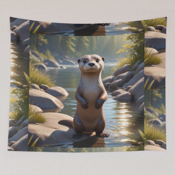 Item preview, Otter standing designed and sold by Asiantrendzz.