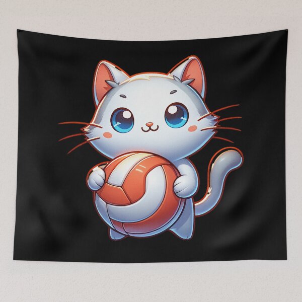 Item preview, Volleyball Cat Classic  designed and sold by MizoX7.