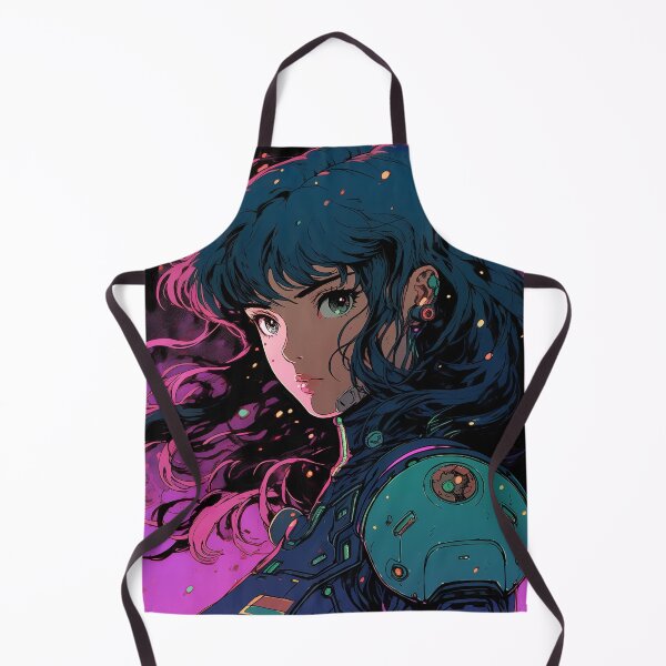 Artikelvorschau, Futuristisch leuchtendes Cyberpunk-Anime-Mädchen entworfen und verkauft von bubblegoth.