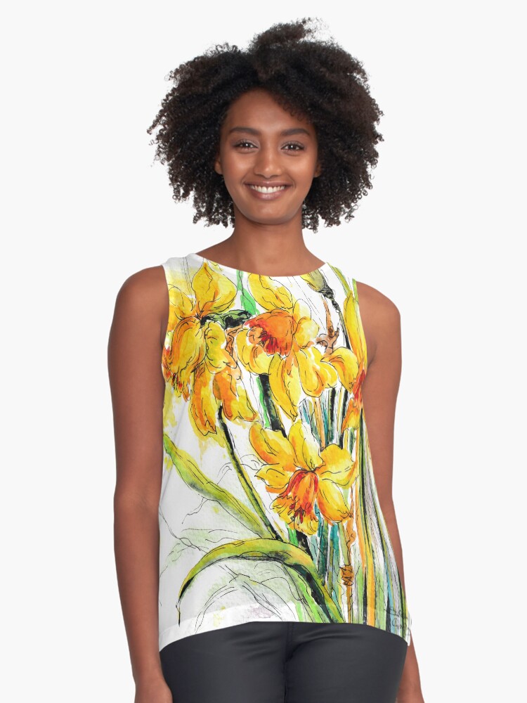 Item preview, Sleeveless Top designed and sold by SarahGoughArt.