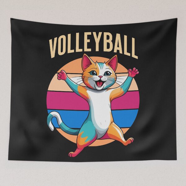 Item preview, Volleyball Cat Classic  designed and sold by MizoX7.