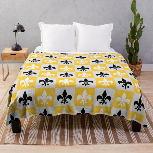 Item preview, Yellow Geometric Heraldic Fleur-De-Lis designed and sold by PatternTitan.