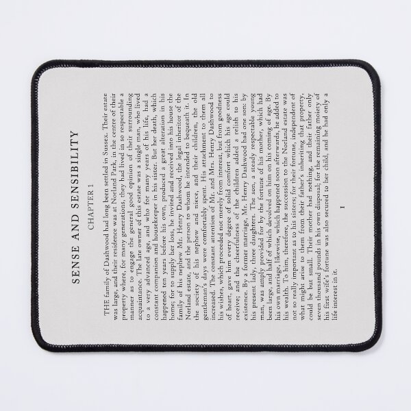 Item preview, Jane Austen - Sense and Sensibility Page 1  designed and sold by mymymagic.