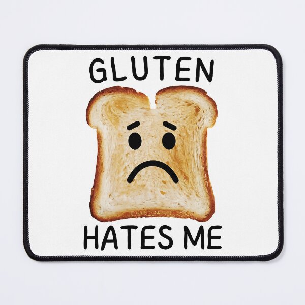 Item preview, Gluten Hates Me Funny Toast Bread Gluten Intolerance designed and sold by WildPalette-Art.
