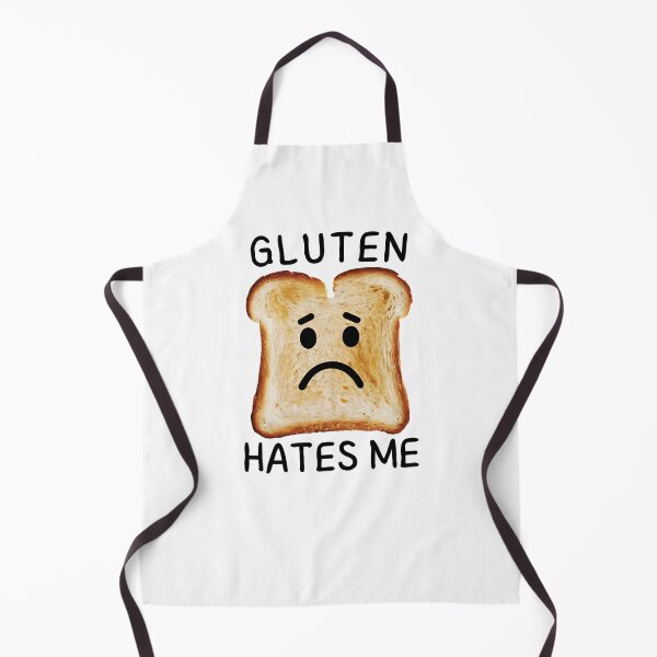 Item preview, Gluten Hates Me Funny Toast Bread Gluten Intolerance designed and sold by WildPalette-Art.