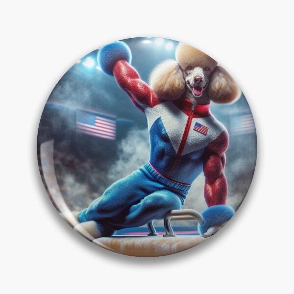 Item preview, Poodle Celebrity Gymnast Competing  designed and sold by TheDogOnIt.