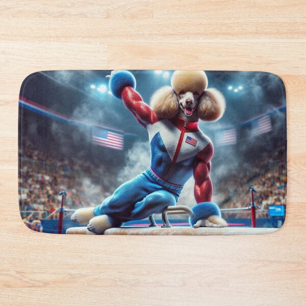 Item preview, Poodle Celebrity Gymnast Competing  designed and sold by TheDogOnIt.