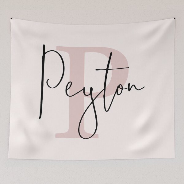 Item preview, Peyton - Custom name on black cursive font  designed and sold by To the Lua.
