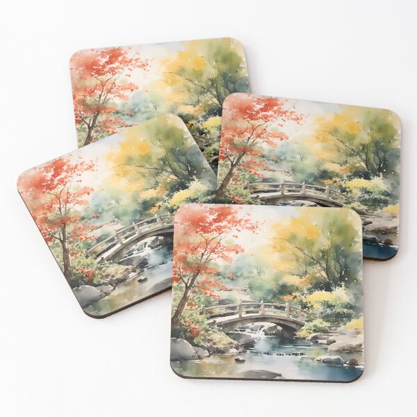 Item preview, Enchanting Beauty of Japanese Bridge designed and sold by sifo2024.