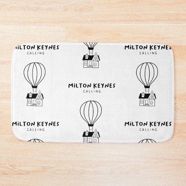 Item preview, Milton Keynes Calling - Fun Hot Air Balloon and House Drawing | City in England / UK designed and sold by RM-Journey.