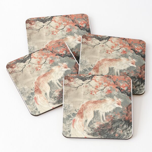 Item preview, Mystical Japanese Kitsune Forest designed and sold by DigitalLegends1.