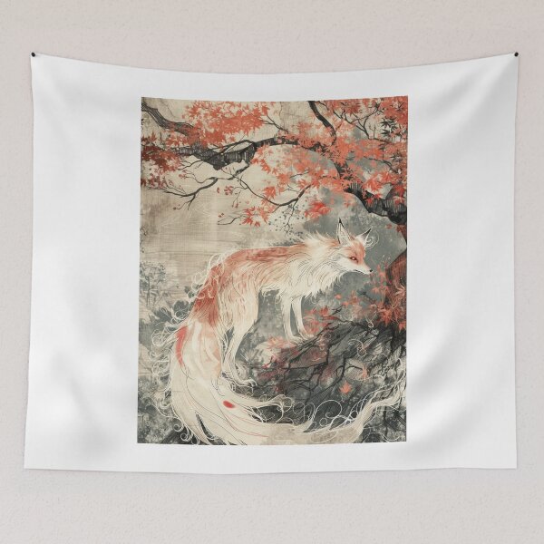 Item preview, Mystical Japanese Kitsune Forest designed and sold by DigitalLegends1.
