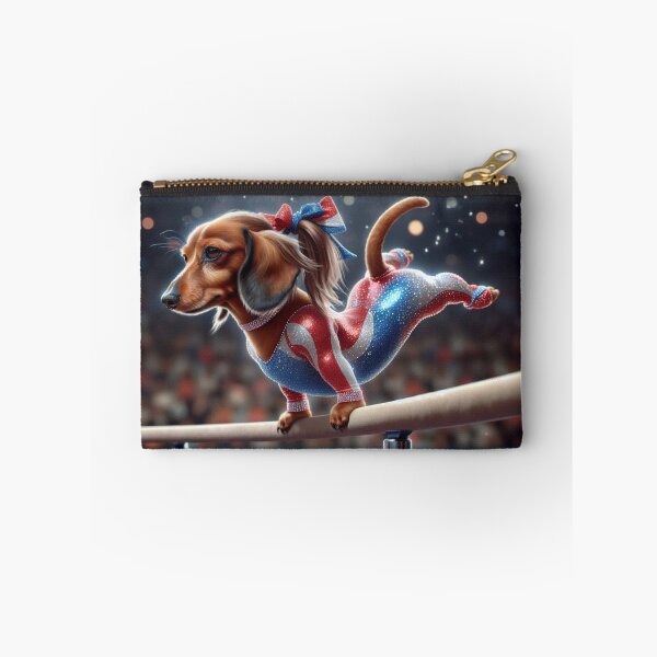Item preview, Dachshund Celebrity Gymnast Competing  designed and sold by TheDogOnIt.