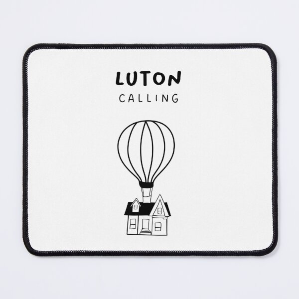 Item preview, Luton Calling - Fun Hot Air Balloon and House Drawing | City in England / UK designed and sold by RM-Journey.
