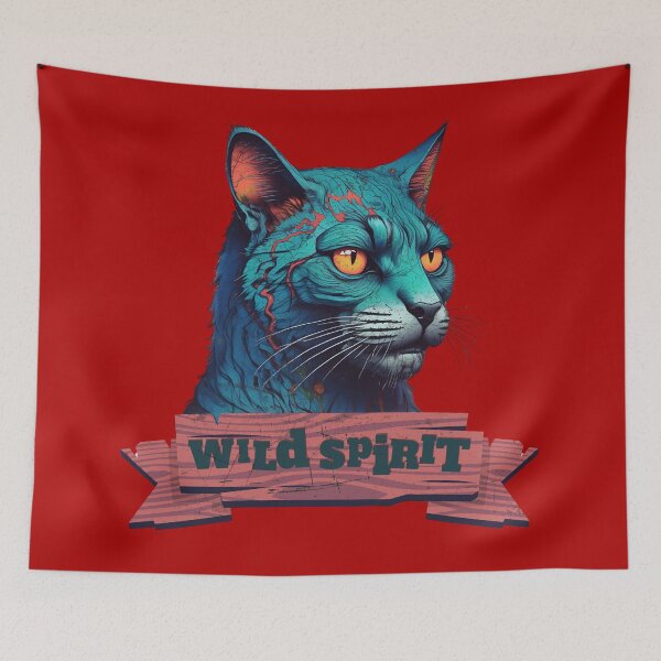 Item preview, Cats Wild Spirit designed and sold by pUNKnown.