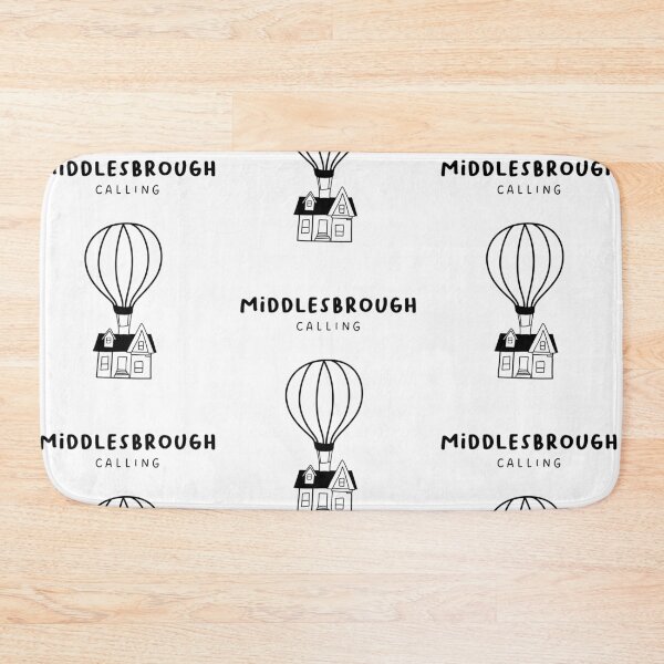 Item preview, Middlesbrough Calling - Fun Hot Air Balloon and House Drawing | City in England / UK designed and sold by RM-Journey.
