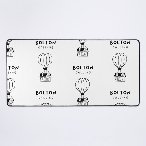Item preview, Bolton Calling - Fun Hot Air Balloon and House Drawing | City in England / UK designed and sold by RM-Journey.