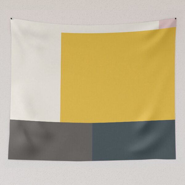 Item preview, Mid Century Modern Vintage Inspired Colorfield Geometric Abstract Poster designed and sold by pollylopsicle.