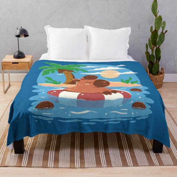 Item preview, Summer Capybara designed and sold by TechraNova.