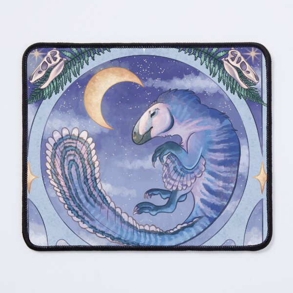 Item preview, Utahraptor Art Deco Illustration designed and sold by DendaBonny1310.