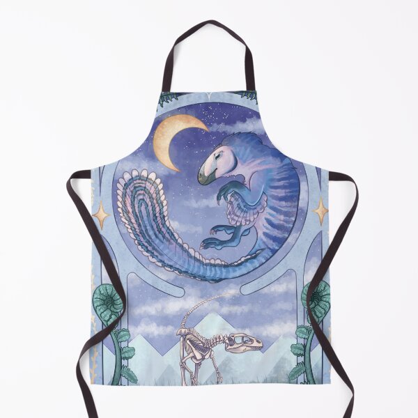 Item preview, Utahraptor Art Deco Illustration designed and sold by DendaBonny1310.