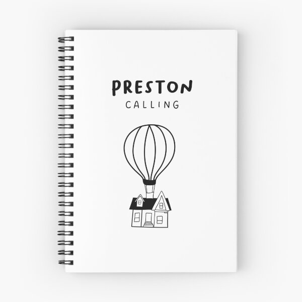 Item preview, Preston Calling - Fun Hot Air Balloon and House Drawing | City in England / UK designed and sold by RM-Journey.