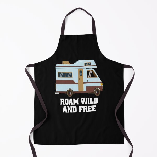 Item preview, Happy Camping Camper Art Design Roam Wild And Free designed and sold by fantasticdesign.