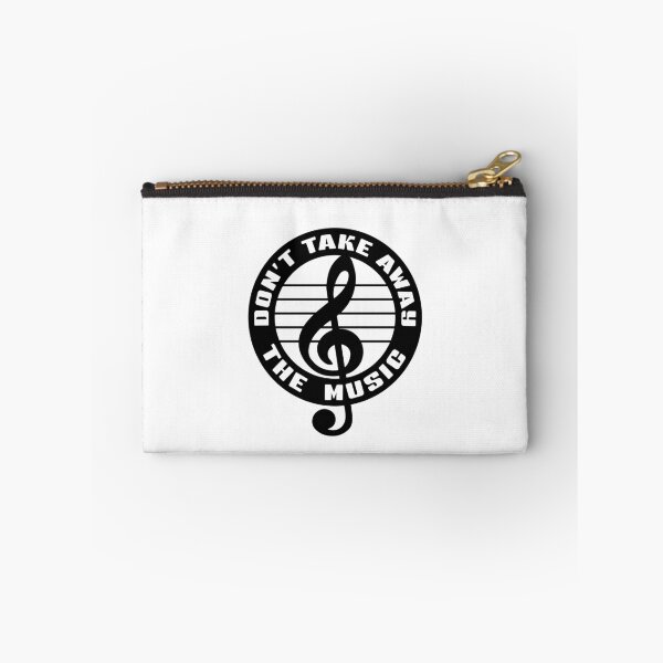 Item preview, DON'T TAKE AWAY THE MUSIC. V2. BLACK. POCKET PRINT. designed and sold by 5hertz.