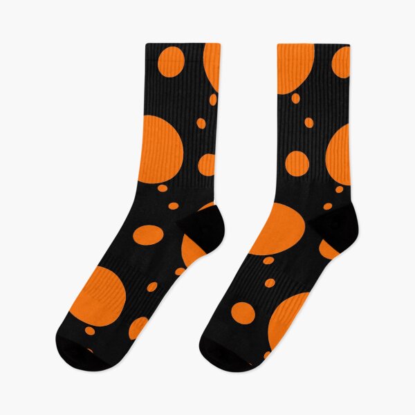 Item preview, Orange yellow and black abstract dotted round sphere pattern designed and sold by Bukhisz.