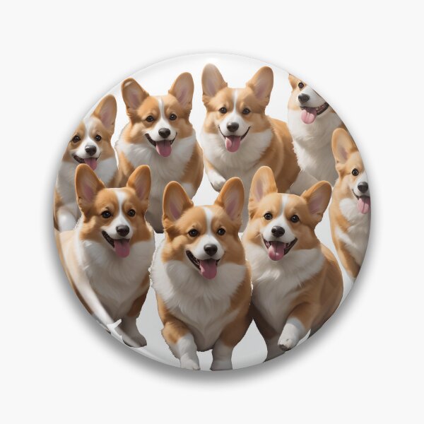 Item preview, Happy Corgis on the Run! designed and sold by zoughlal.